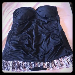 A.n.a one piece bathing suit